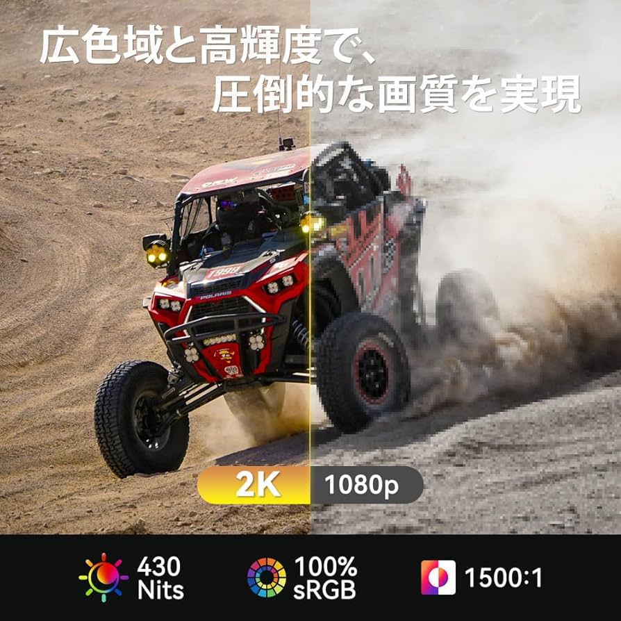 Amazon.co.jp: Upperizon モバイルモニター 14インチ 2K IPS